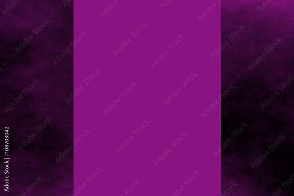 purple background with black smoky side frame