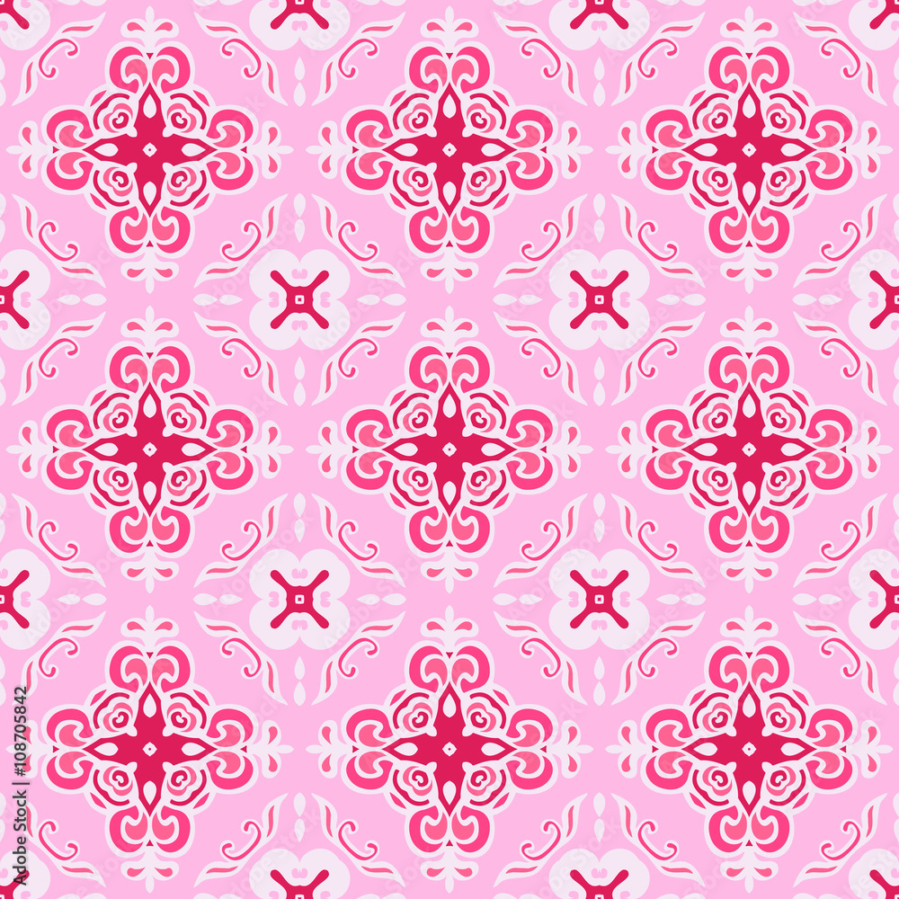 pink Abstract seamless ornamental vector pink Abstract seamless ornamental vector