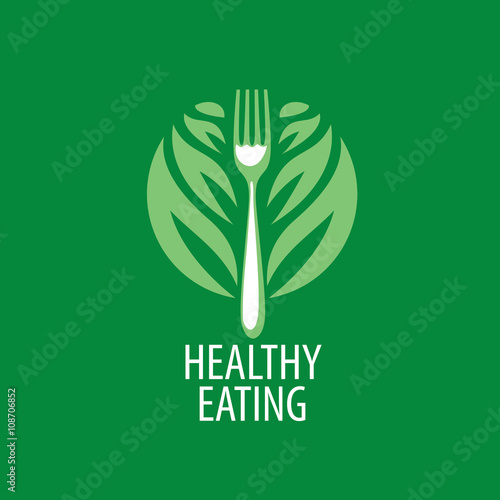 vector logo healthy eating