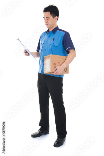 asian delivery male