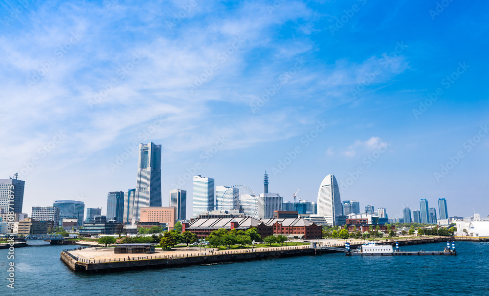 横浜　みなとみらい　全景