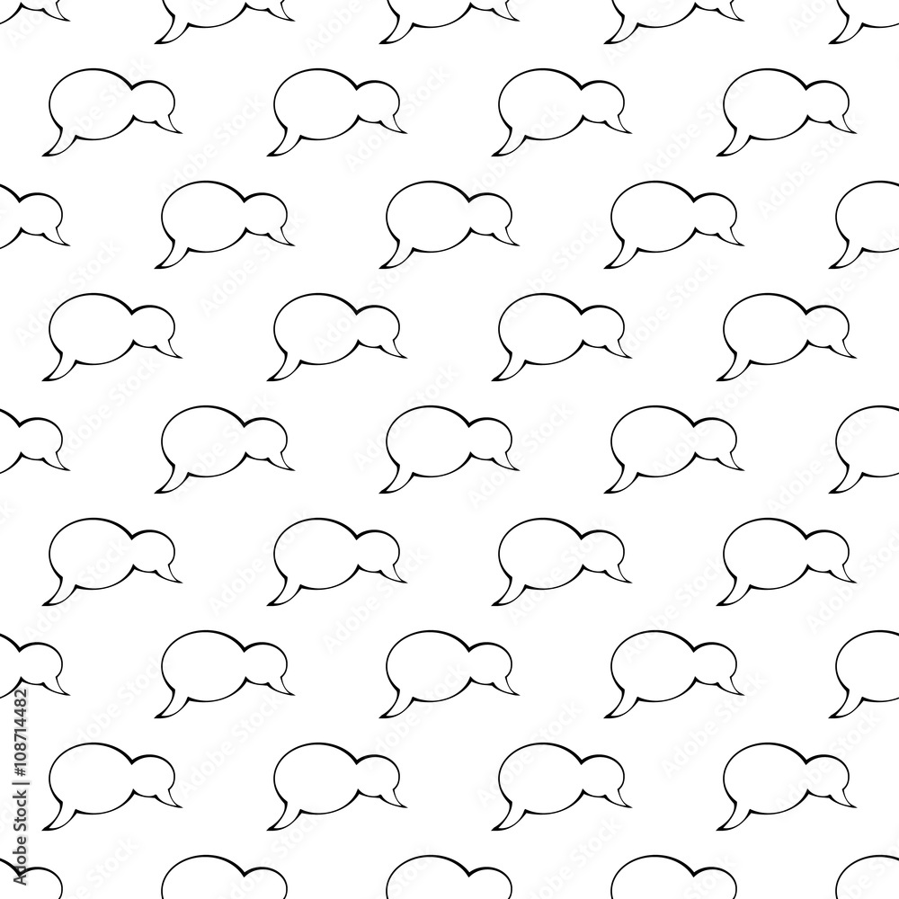 Speech bubble pattern seamless Speech bubble pattern seamless