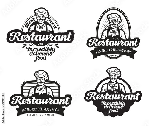 cafe, restaurant vector logo. diner, eatery icon