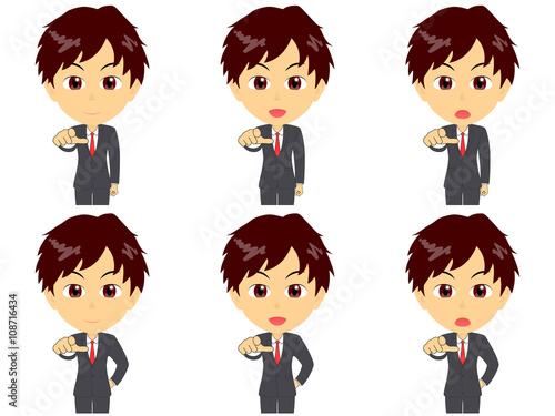 スーツの男性 セット