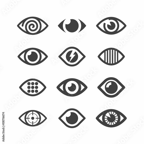 Eye symbol icons
