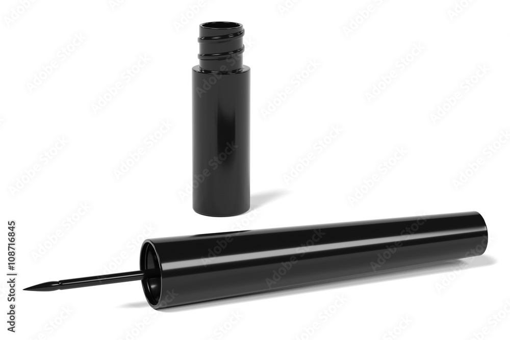 3d rendering of eyeliner makeup 3d rendering of eyeliner makeup