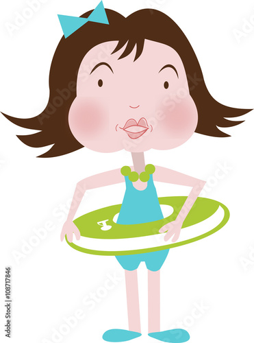 Enfant dans une bouée