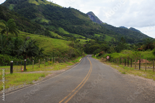 empty road at Brazil