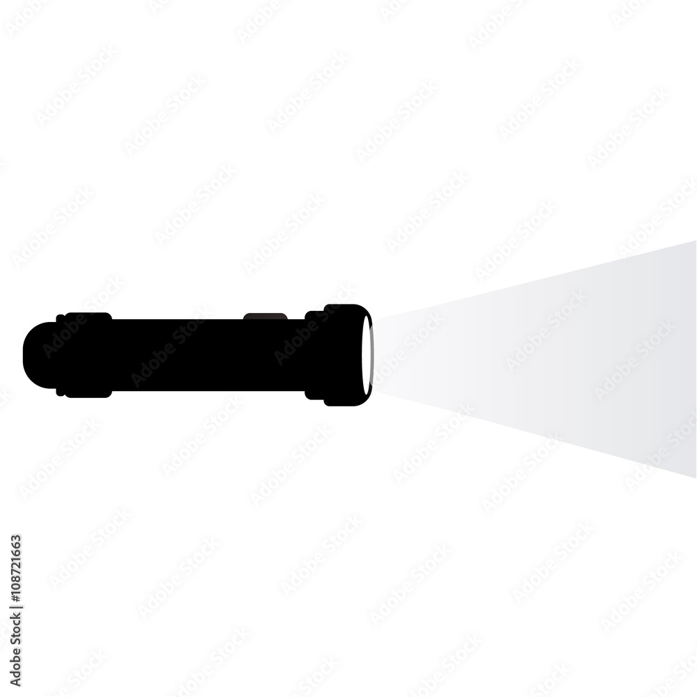 a beam of light from a flashlight a beam of light from a flashlight