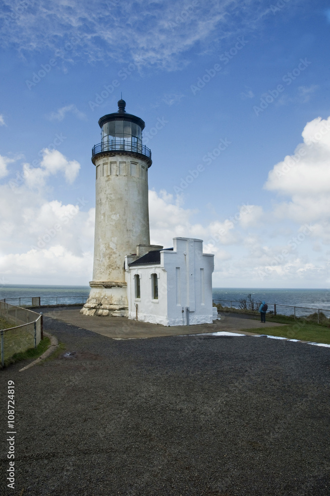 North Head lighthouse at Cape Disappointment Washington