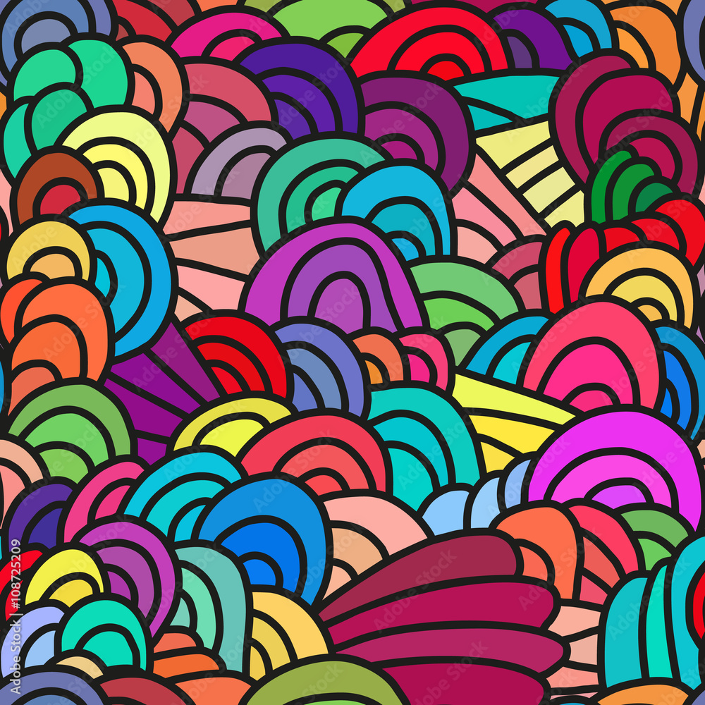 Abstract seamless patterns. Abstract seamless patterns.