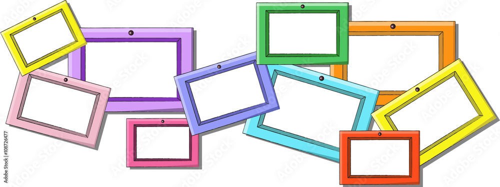 colorful frames colorful frames