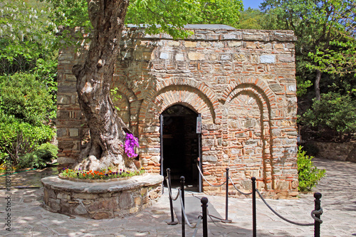 The House of the Virgin Mary (Meryemana), believed to be the last residence of Mary, mother of Jesus. Ephesus, Turkey