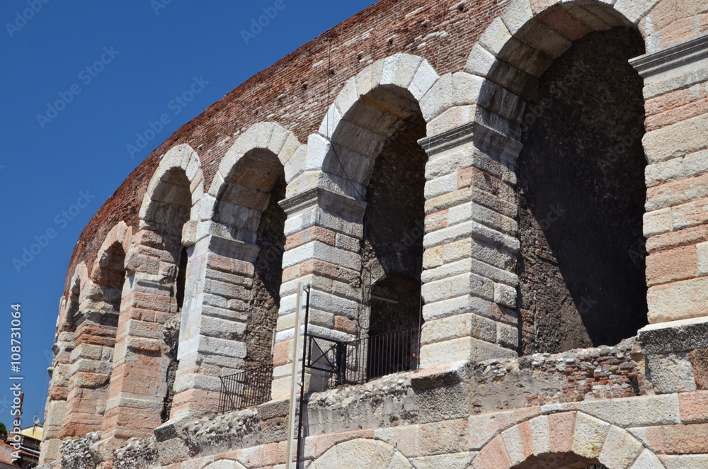 Ancient Roman Arena in Verona, Italy