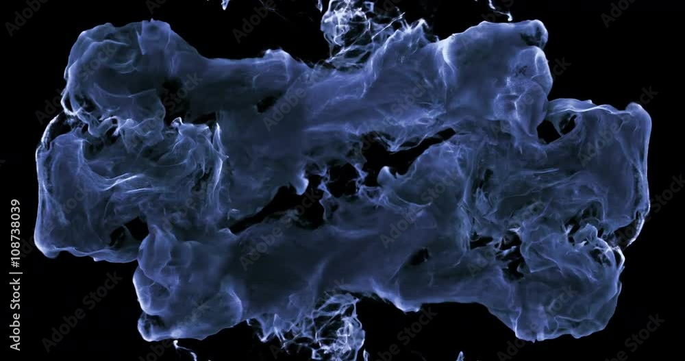 Vidéo Stock Motion Background VJ Loop - Blue Particles 4k + Matte ...