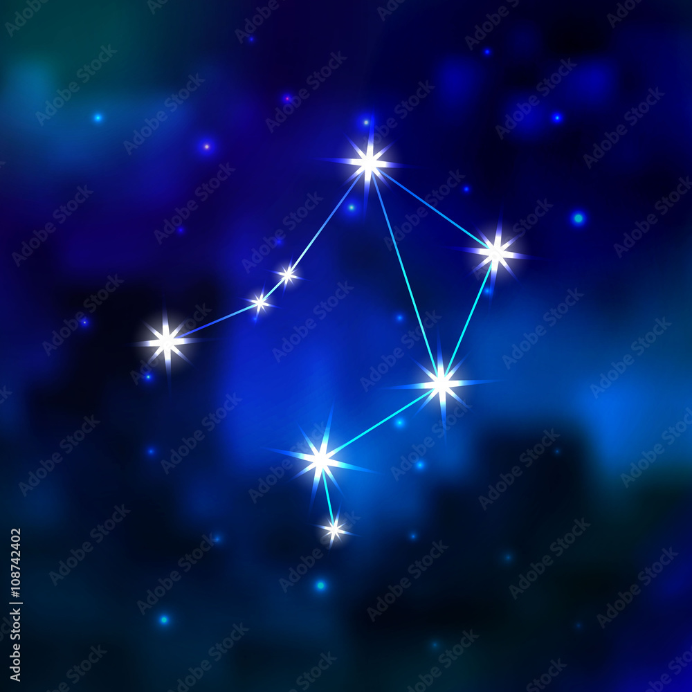 Zodiac constellation in the sky Zodiac constellation in the sky