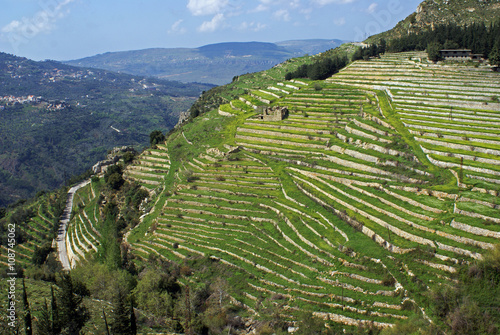Landscape of Jezzine, Lebanon