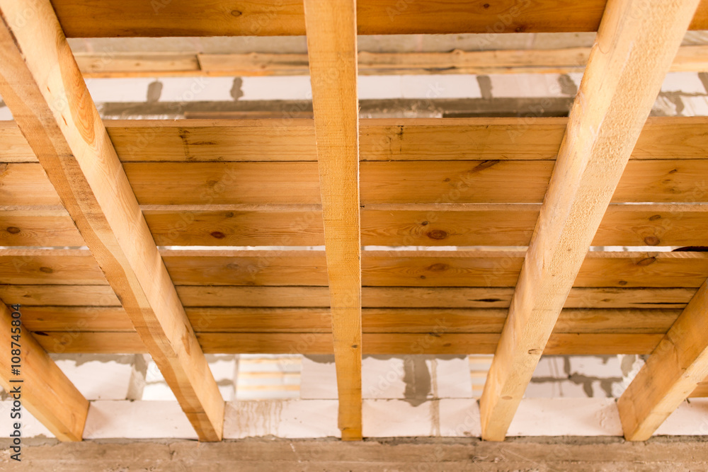 the wooden ceiling as background the wooden ceiling as background