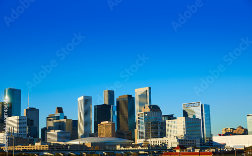 Houston downtown skyline of Texas city in US © lunamarina
