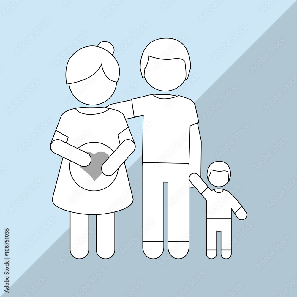 pregnancy woman graphic design, vector illustration pregnancy woman graphic design, vector illustration