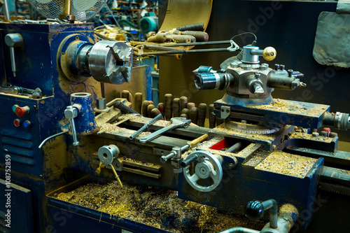 Fototapeta Woodworking machine.