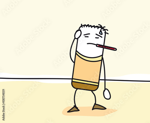 Malade - fièvre