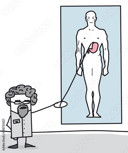Professeur - Santé - Estomac