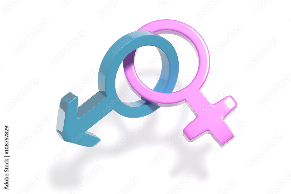Two symbols of heterosexual relationship Two symbols of heterosexual relationship