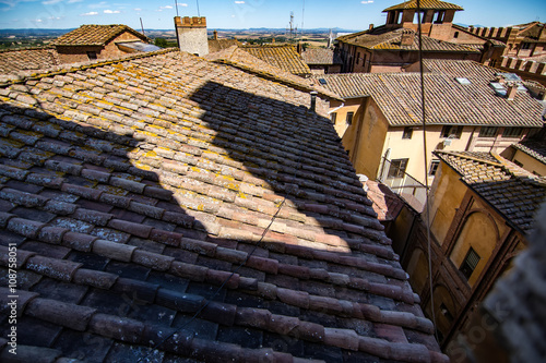 Rooftop in Siena, Italy © jrejon