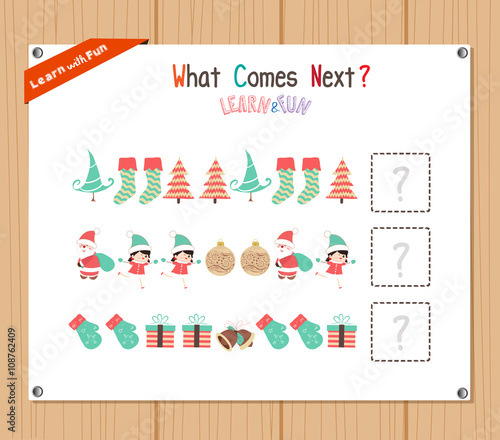 Completing the Pattern Educational Game for Preschool Children
