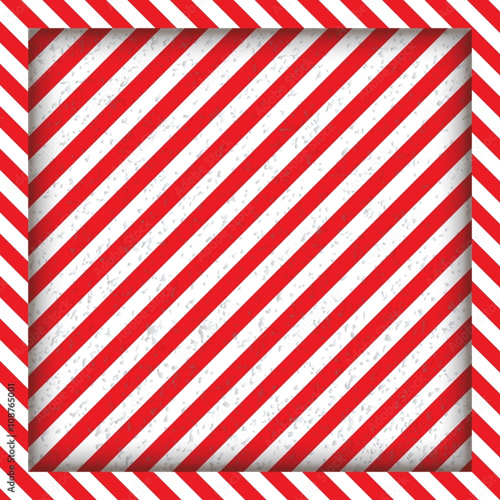 Abstract geometric lines with diagonal black and red stripes. The square frame. Vector illustration Abstract geometric lines with diagonal black and red stripes. The square frame. Vector illustration