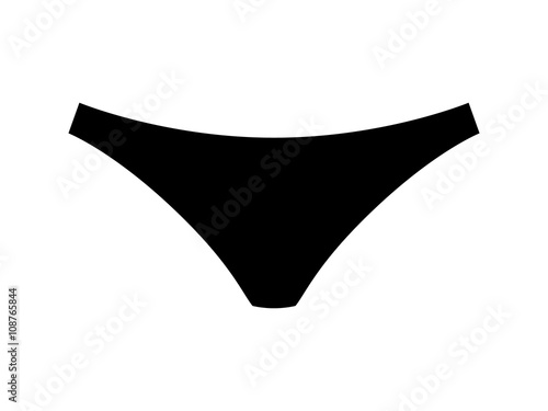 Women's underwear panties flat icon for apps and websites