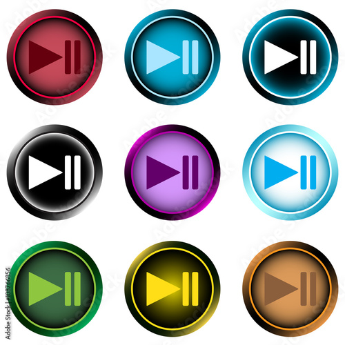 Free Download Clipart icon pause symbol - GFXLoad