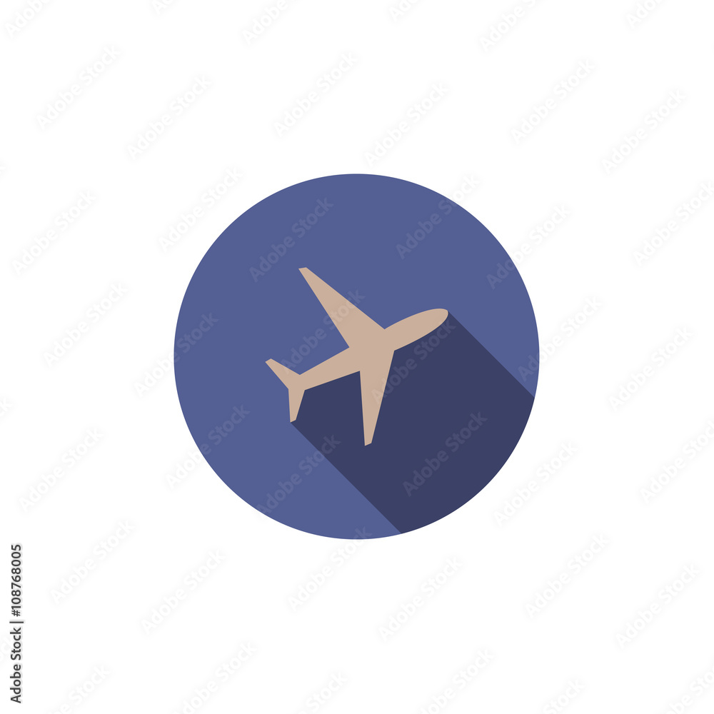 Flat vector icon with long shadow effect in stylish colors of we Flat vector icon with long shadow effect in stylish colors of we