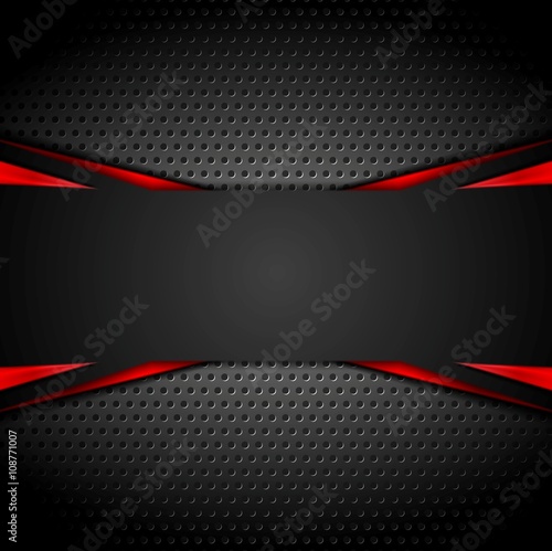 Abstract dark corporate vector background