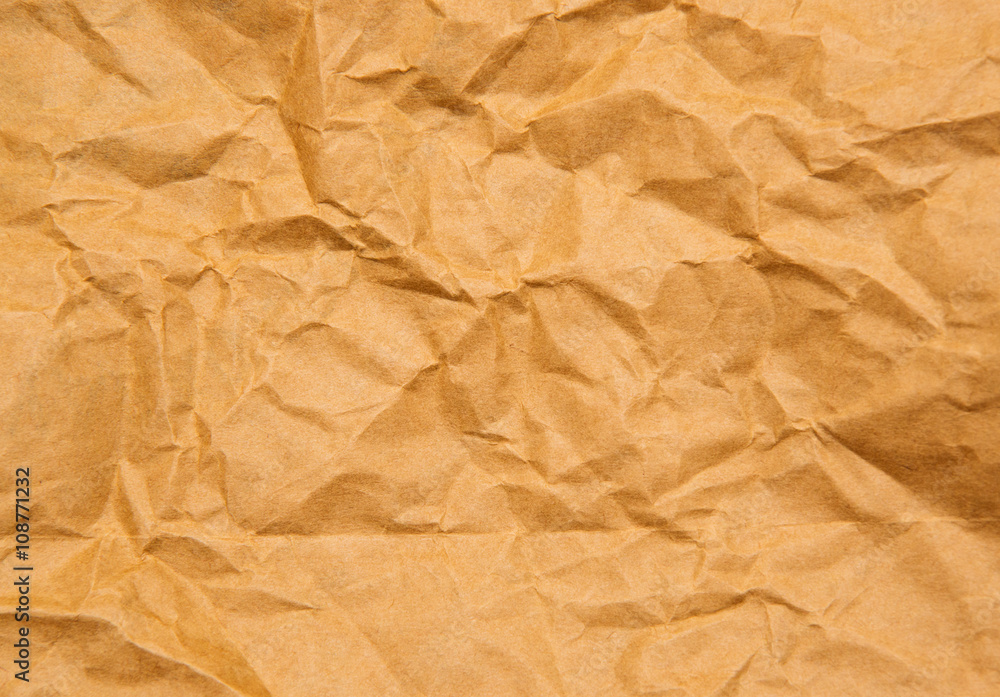 Crumpled paper for background usage Crumpled paper for background usage