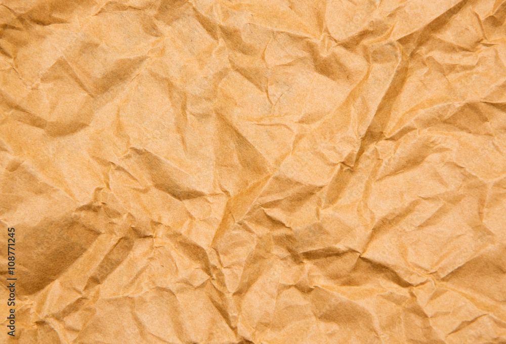 Crumpled paper for background usage Crumpled paper for background usage