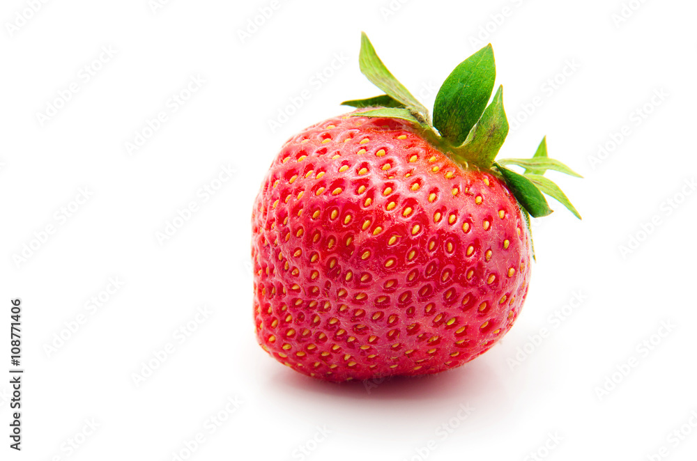 Fresh sweet strawberry isolated on white Fresh sweet strawberry isolated on white