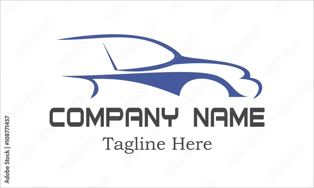 Automotive logo template Automotive logo template