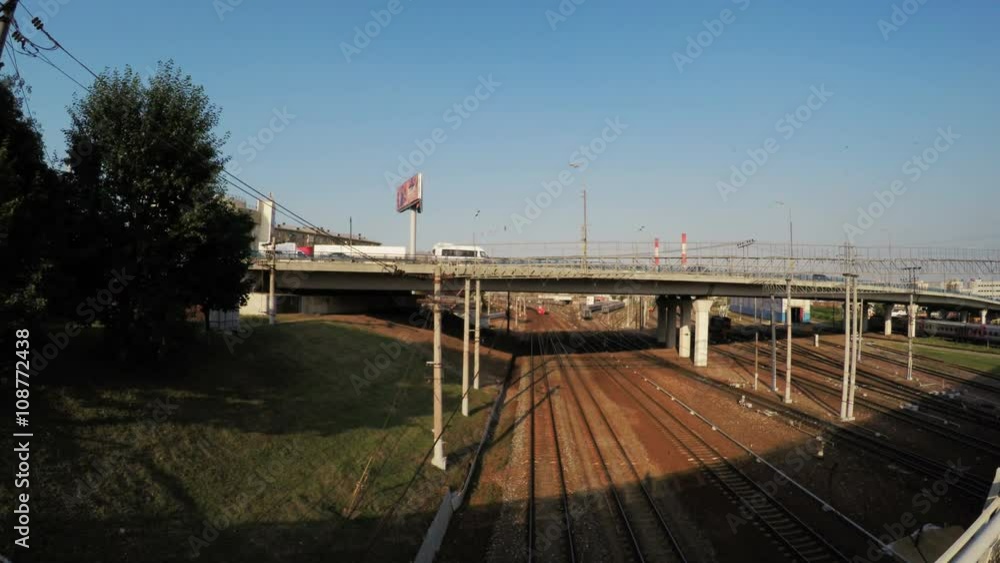 Bridge over the railroad