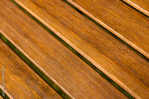 Hartholz mit Öl gepflegt