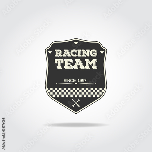 Racing team badge