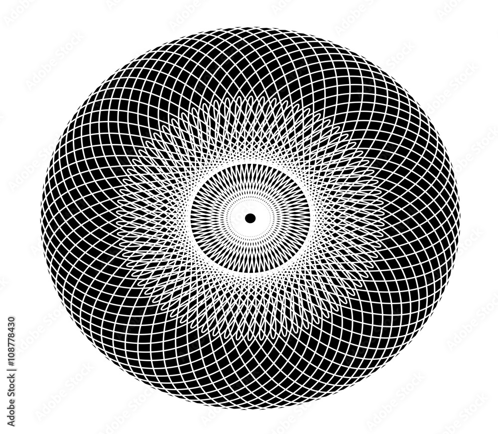 Sacred geometry - optical illusion Sacred geometry - optical illusion