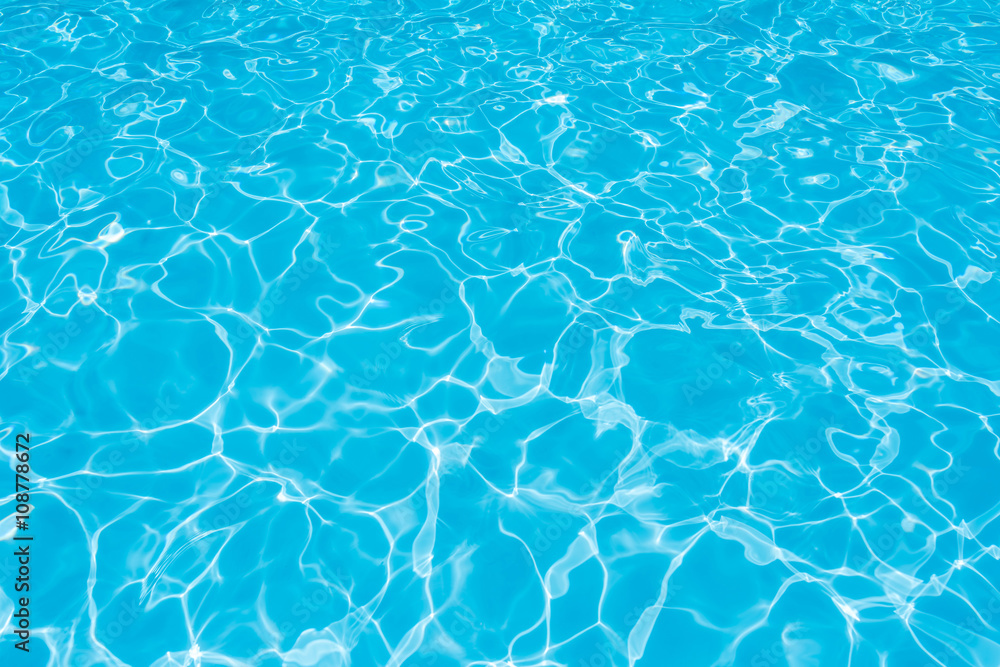 Pattern of ripple wave with sun reflection in swimming pool Pattern of ripple wave with sun reflection in swimming pool