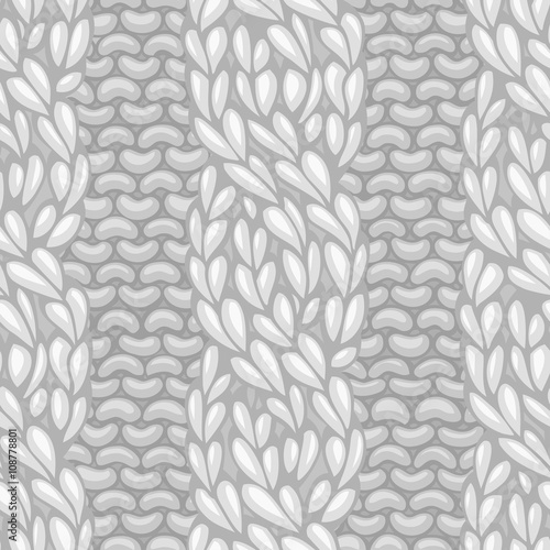 Seamless four-stitch front cable stitch.