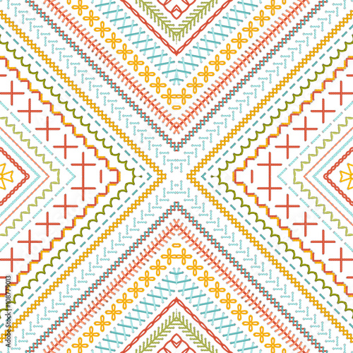 Seamless ethnic pattern.