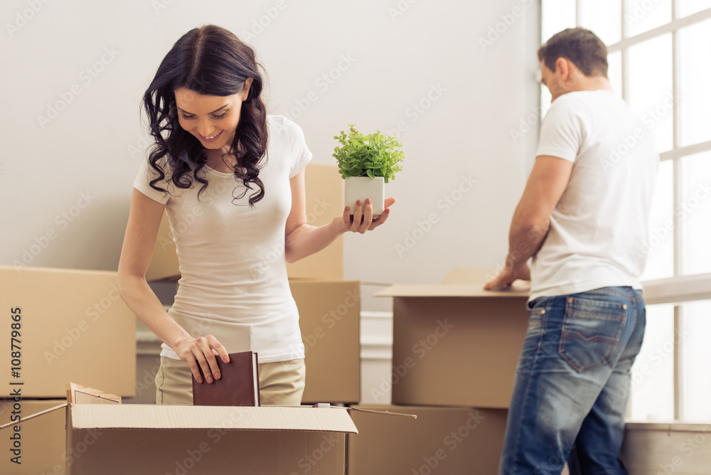 Beautiful couple moving Beautiful couple moving