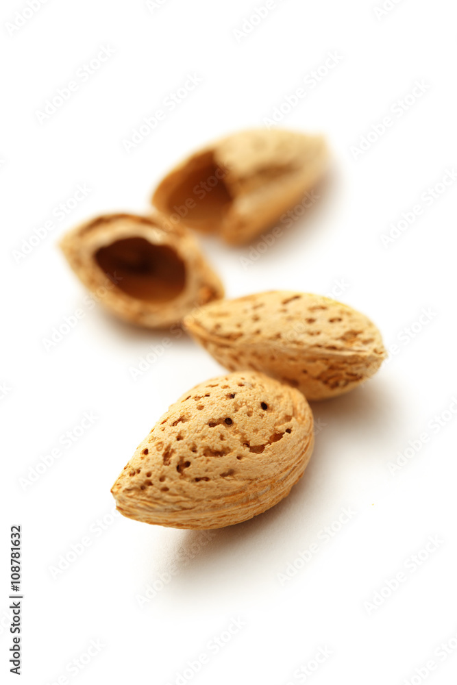 Dry almond nuts Dry almond nuts
