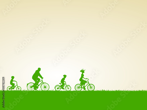 Radtour Familie