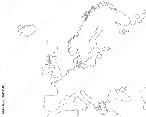 Karte von Europa